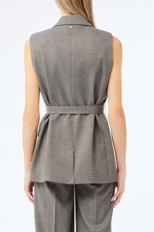 Gilet Cinturato con accessorio